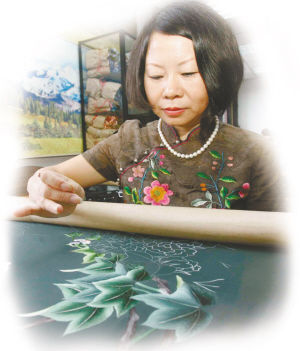 孟德芝童年最美记忆 带着她走上蜀绣大师之路